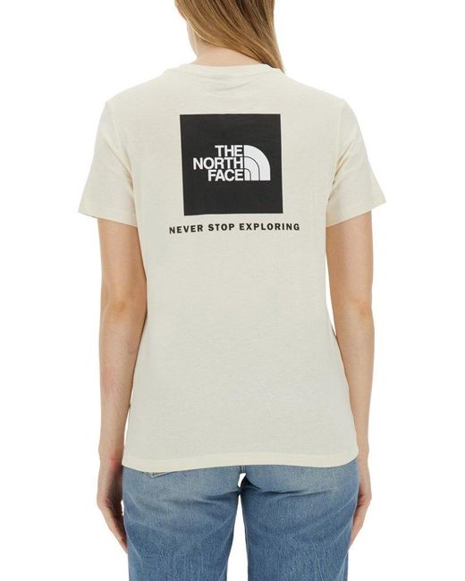 The North Face White T-Shirt With Logo