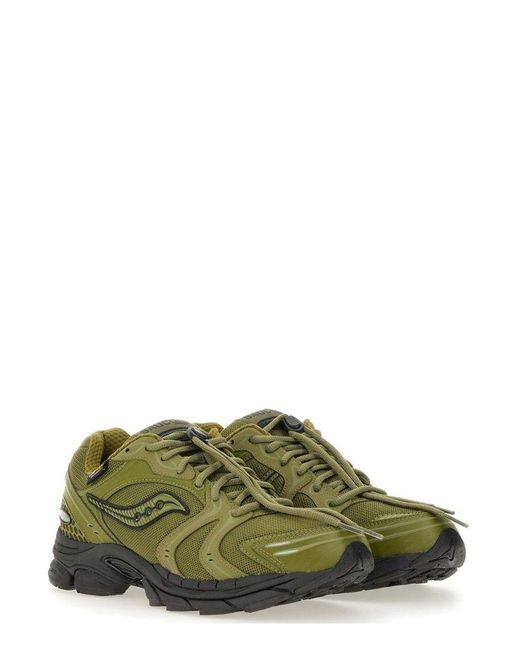Saucony Green Progrid Triumph 4 Running Sneakers for men