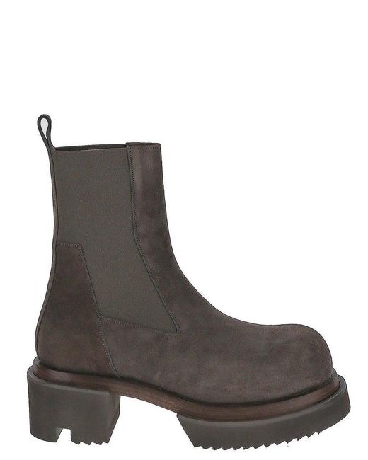 Rick Owens Beatle Bogun Chunky-sole Boots in Brown for Men | Lyst UK