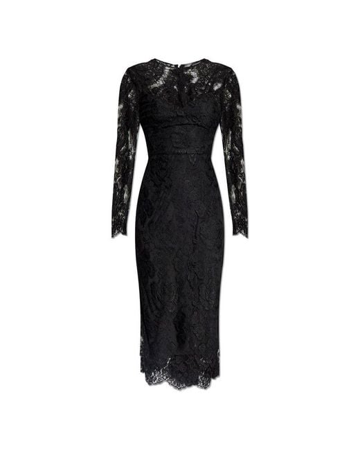 Dolce & Gabbana Black Lace Dress