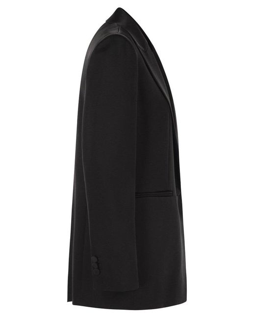 Max Mara Black Galazia Single Breasted Blazer