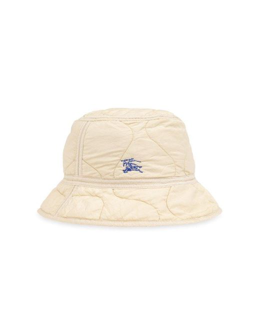 Burberry Natural Quilted 'Bucket' Hat for men