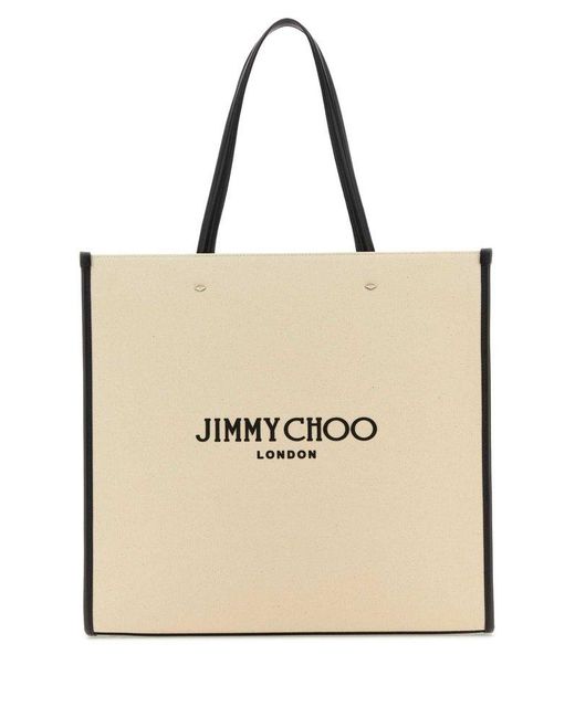 Jimmy Choo Borsa in Natural | Lyst Canada