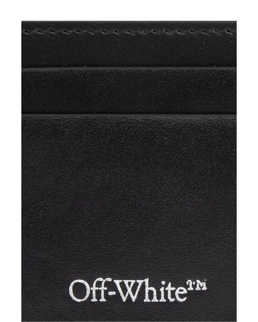 Off-White c/o Virgil Abloh Black Jitney Quote Card Holder for men