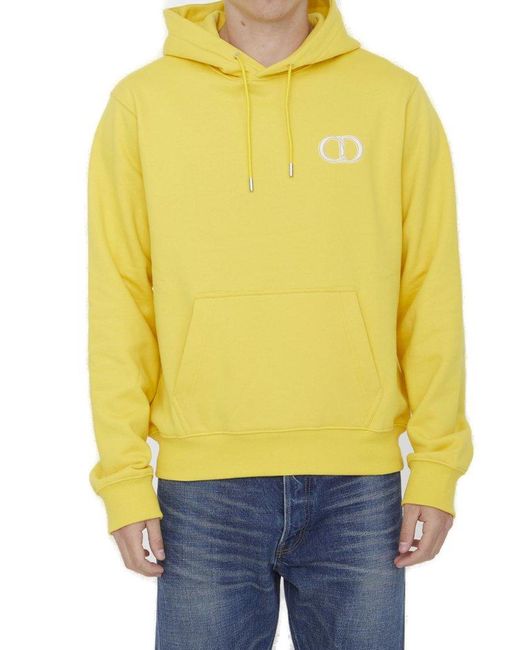 Dior Yellow Cd Icon Hoodie for men