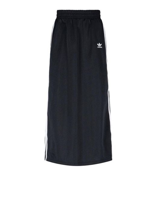 adidas Originals Maxi Sporty Skirt in Nero (Black) | Lyst