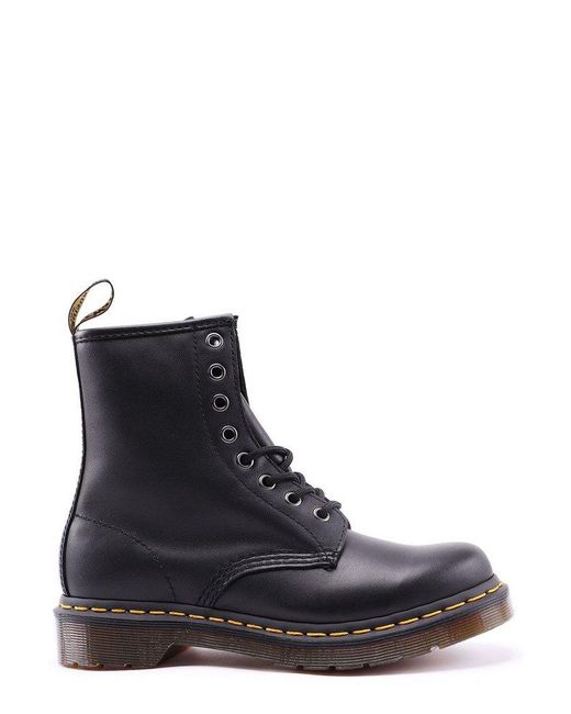 Dr. Martens Black 1460 Round Toe Lace-up Boots