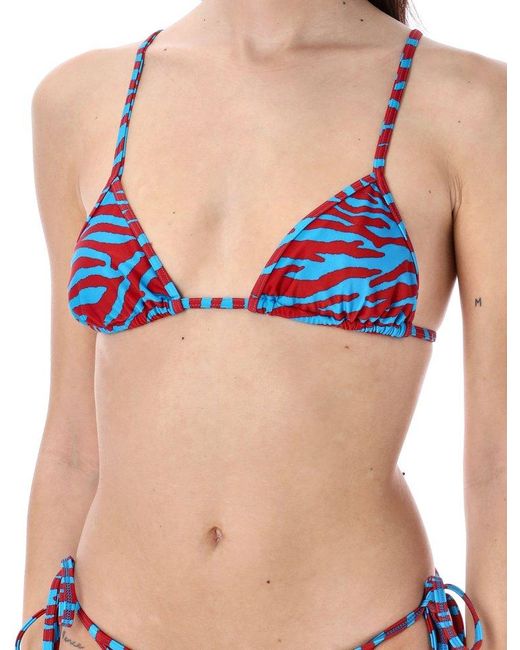 The Attico Multicolor Bikini Zebra And