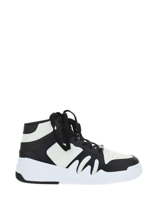 Giuseppe Zanotti Leather Talon Sneakers in White for Men - Save 8% | Lyst