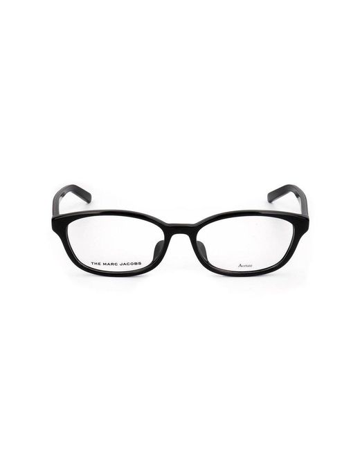 Marc Jacobs Black Rectangle Frame Glasses