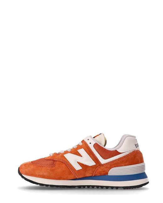 New Balance Red 574 Legacy Lace-Up Sneakers