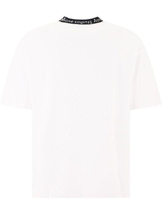 Logo-collar Short-sleeved T-shirt 