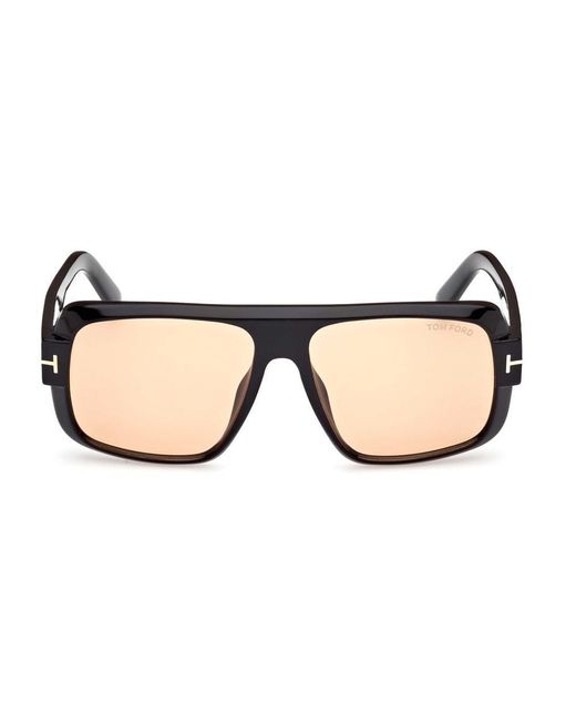 Tom Ford Black Turner Aviator Frame Sunglasses for men