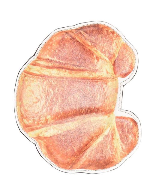 Moschino Logo Printed Croissant Card Holder in Pink | Lyst