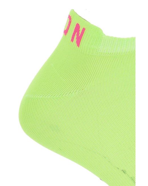 DSquared² Green Socks With Logo, for men