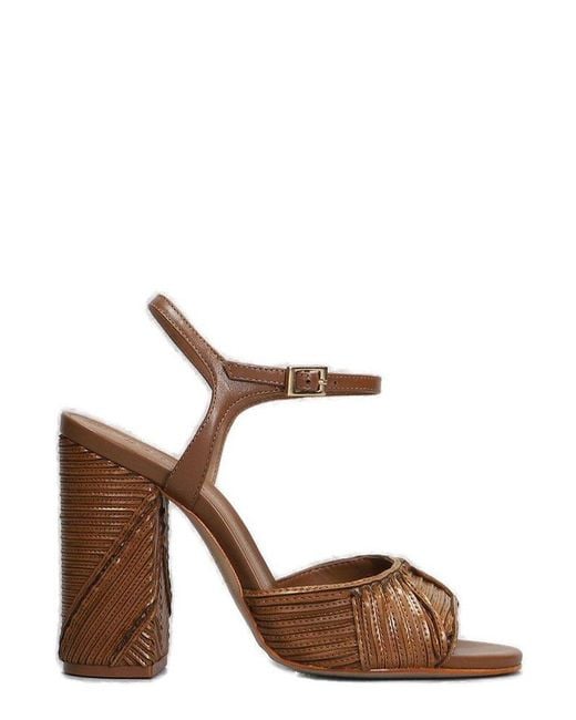 SCHUTZ SHOES Brown Lupita Slingback Sandals