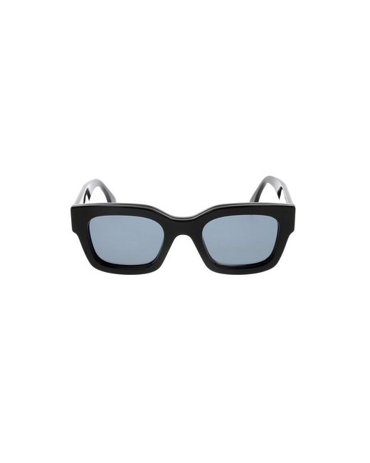 Fendi Black Rectangular Frame Sunglasses