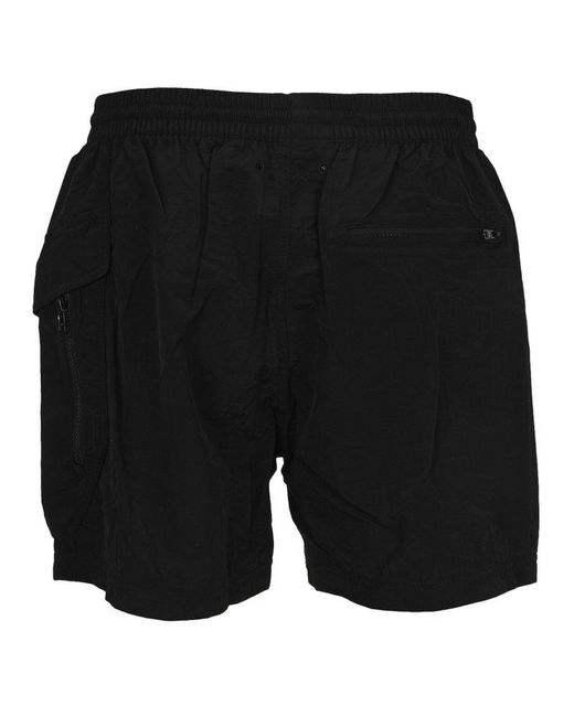 Y-3 Black Utility Swim Shorts for men