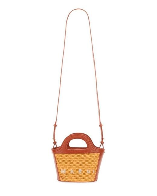 Marni Orange Tropicalia Micro Bag