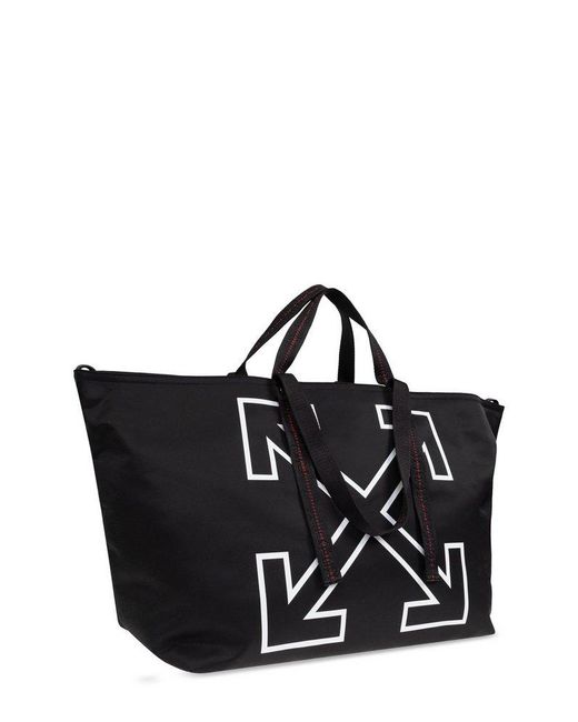 Off-White c/o Virgil Abloh Black Off- Large Heritage Day Off Top Handle Bag for men