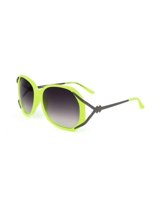 Linda Farrow Black X Matthew Williamson Oversized Frame Sunglasses