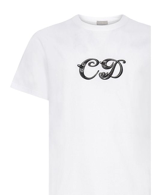 Dior X Kenny Scharf Logo T-shirt in White for Men | Lyst Dior X Kenny Scharf Logo T-shirt in White for Men | Lyst