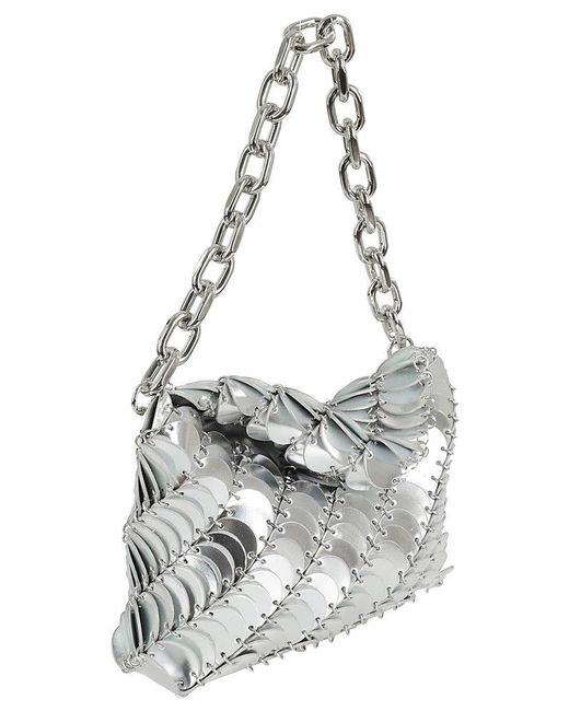 Rabanne Metallic Chainmail Embellished Chain-linked Clutch Bag