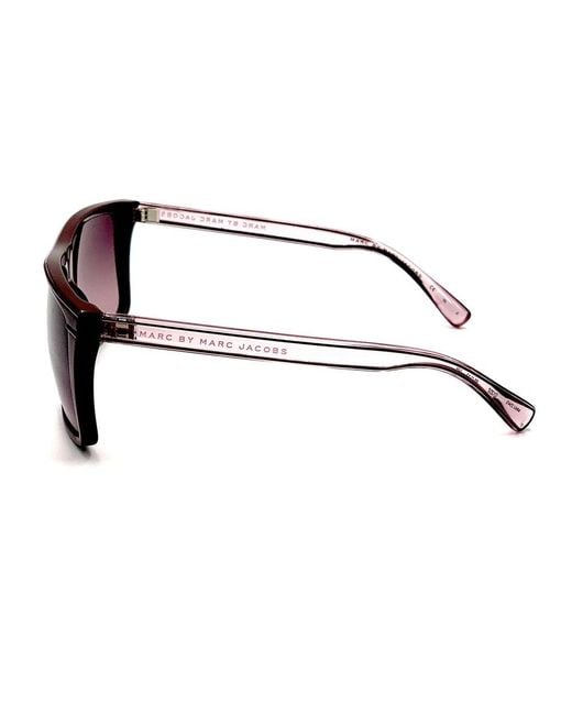 Marc Jacobs Purple Rectangular Frame Sunglasses