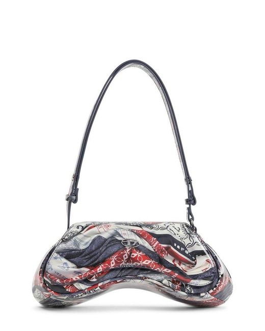 DIESEL Multicolor Play Scarves Cross