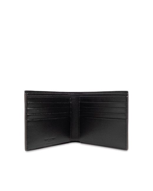Saint Laurent Gray Leather Wallet for men