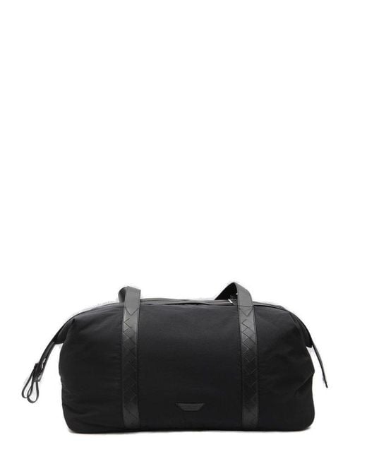 Bottega Veneta Black Large Crossroad Weekender Bag for men