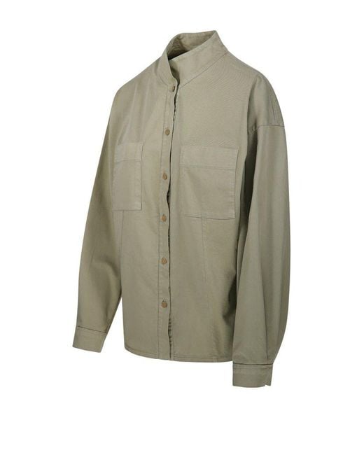 Forte Forte Green Collar Shirt
