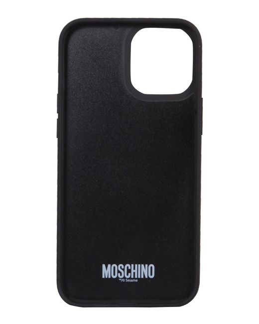 Moschino X Sesame Street Iphone 12 Pro Max Case In Black Lyst
