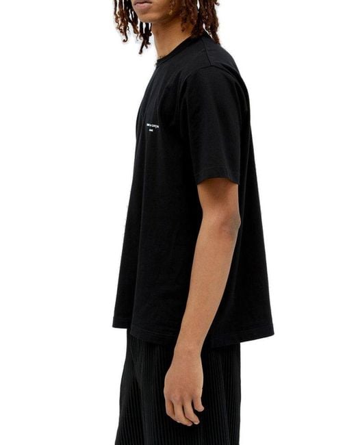 Comme des Garçons Black Logo Printed Crewneck T-shirt for men