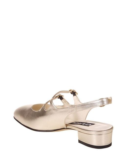 CAREL PARIS Pink Peche Slingback Mary Janes