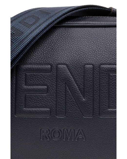 Fendi Blue 'roma' Shoulder Bag, for men