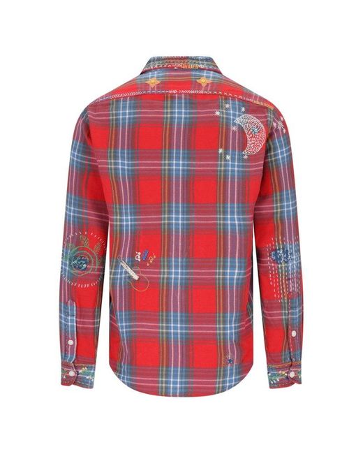 Polo Ralph Lauren Plaid Check Embroidered Shirt for men