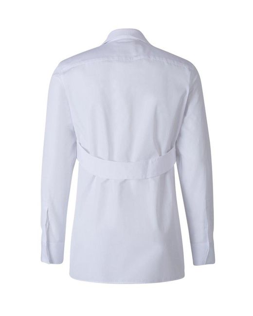 Mens Shirts Givenchy Shirts Givenchy Cotton Stretch Poplin Shirt in White for Men Save 9% 