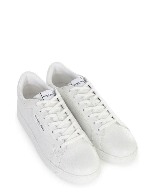 Michael Kors White Keating Lace-up Sneakers for men