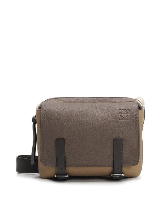 Loewe Natural Military Messenger Xs Bag for men