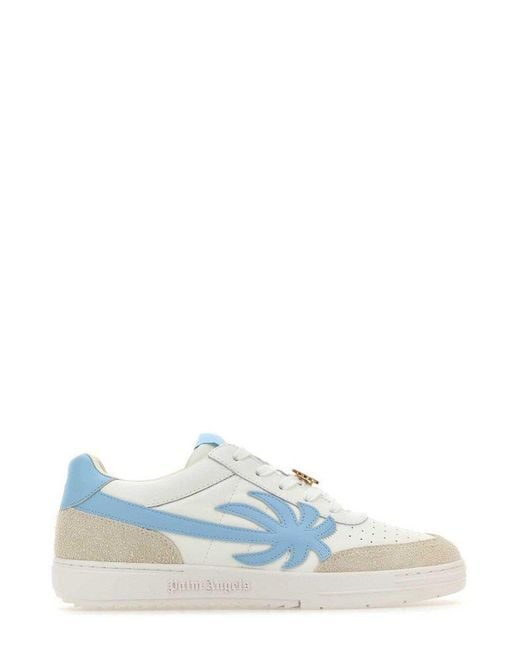 Palm Angels Blue Palm Beach University Low-top Sneakers for men