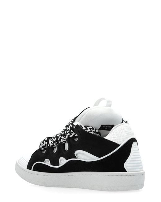 Lanvin Black Curb Low-top Sneakers