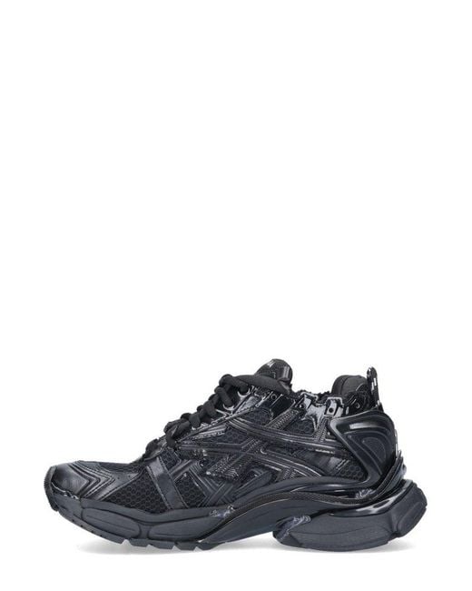 Balenciaga Black Runner Lace-up Sneakers