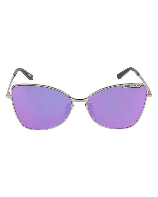 Balenciaga shop sunglasses purple