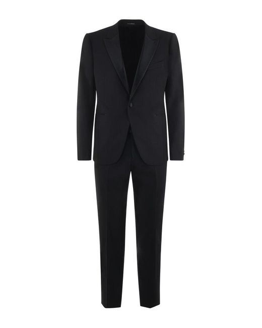 Emporio Armani Black Tuxedo Suit for men