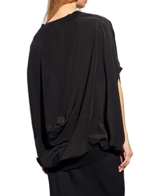 Vivienne Westwood Black 'annex' Silk Top,