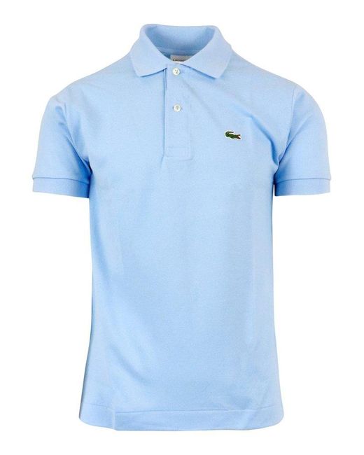 Lacoste Blue Original L.12.12 Piqué Short-Sleeved Polo Shirt for men