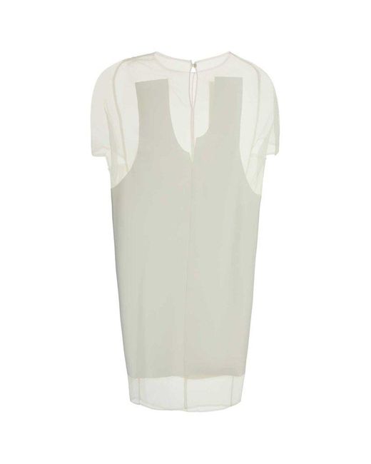 Khaite White Winona Dress