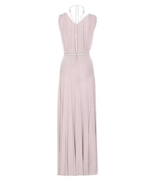 Elisabetta Franchi Purple Dresses