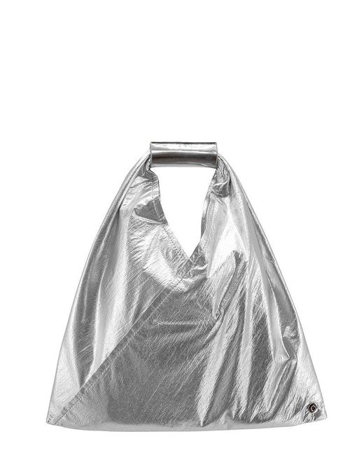 MM6 by Maison Martin Margiela White Japanese Mini Tote Bag